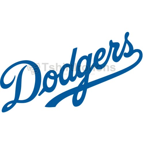 Los Angeles Dodgers T-shirts Iron On Transfers N1671 - Click Image to Close